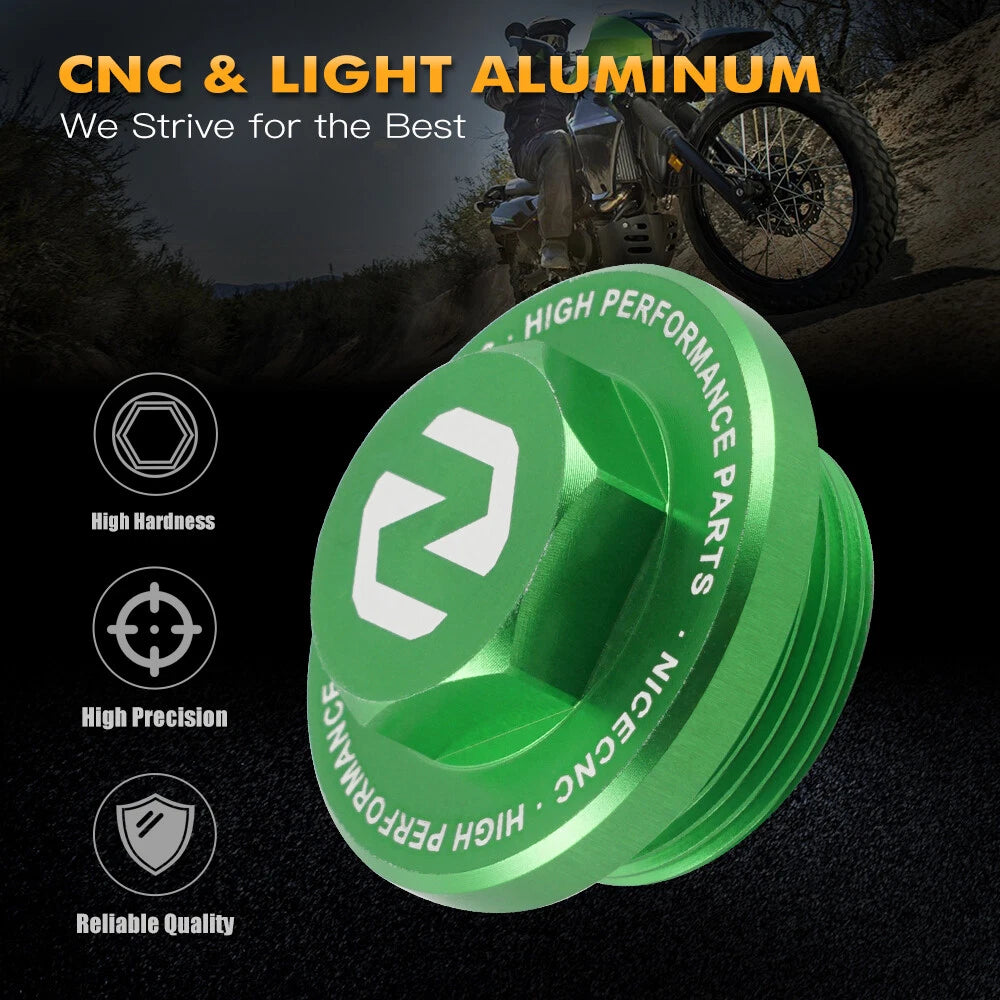 Engine Oil Filler Cap Cover for Kawasaki KLR650 (2007–2024) 16115-1068