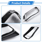 1 Pc Headlight Lens Cover for Audi A8 (2010–2013) Black
