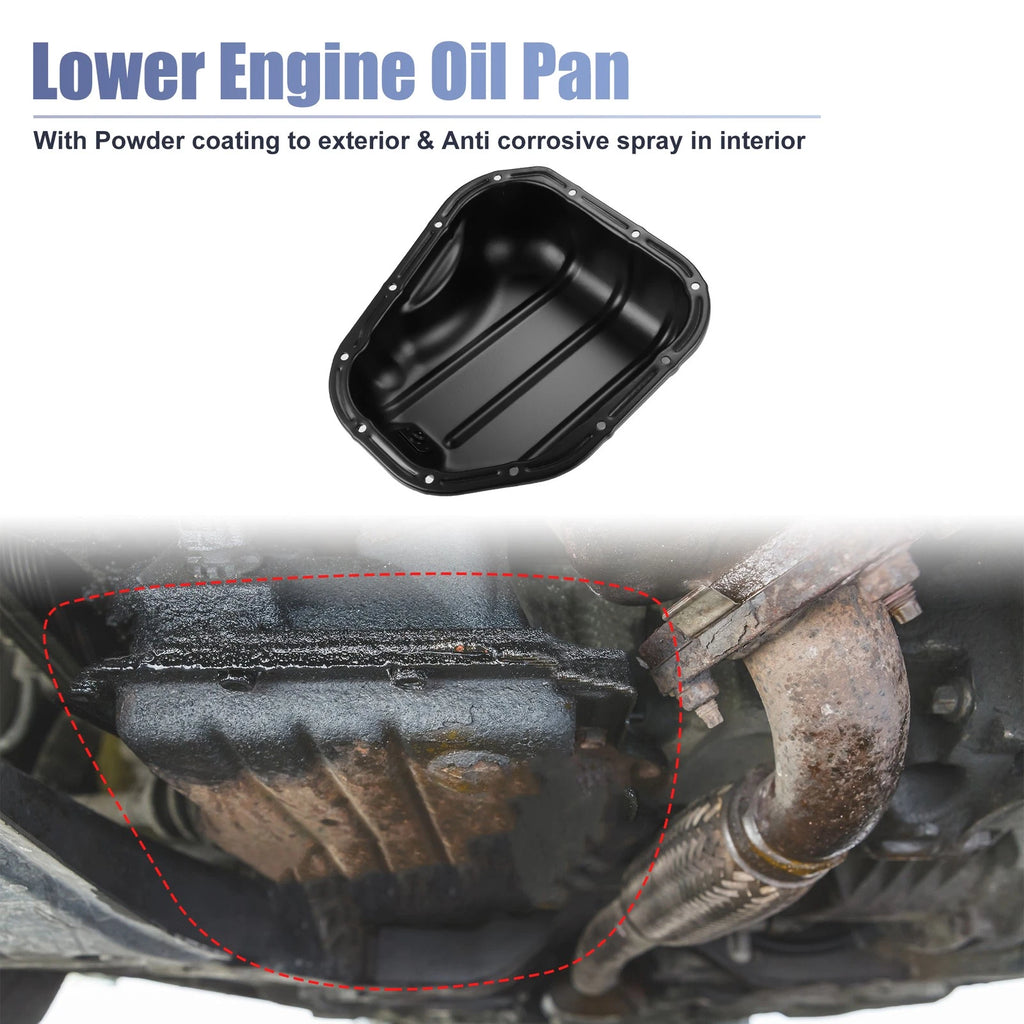 Engine Oil Pan for Toyota Camry (1994–2006) No. 1210162060, Black