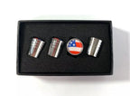 Valve Stem Caps Tapered Chrome Replacement for Ford Dodge Jeep (2009–2026)