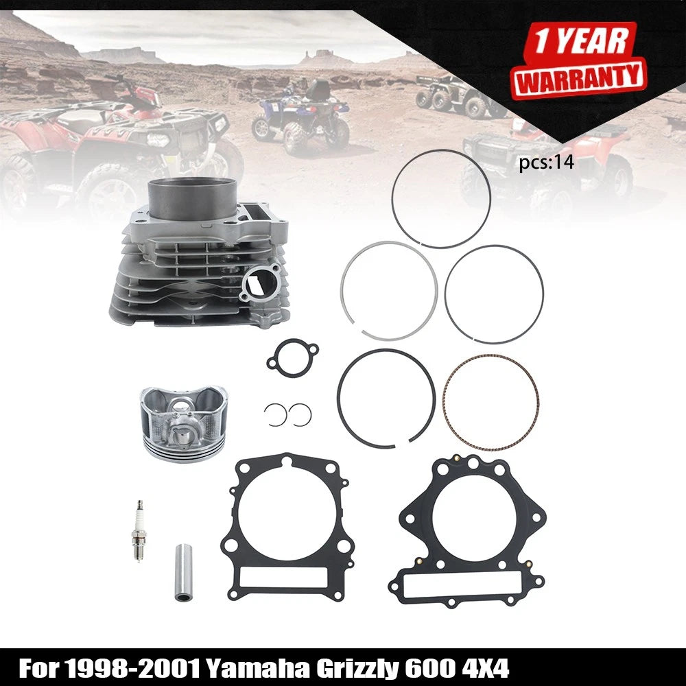 Cylinder Piston Gasket Kit for Yamaha Grizzly 600 4X4 (1998–2001)