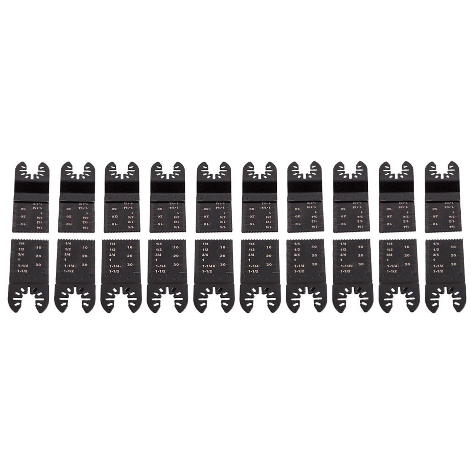 Oscillating Multi Tool Cutter Blades Set of 20 - 34mm High Carbon Steel
