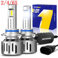2X AUXITO 9012 LED Headlight Bulb Conversion Kit for Low Beam (6500K)