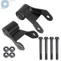 Set of 2 Leaf Spring Rearward Shackle Brackets for Chevy GMC (2009–2013)