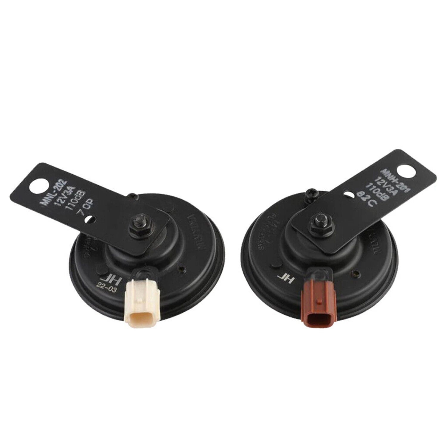 Set of 2 Car Horns for Honda Accord, Fit, Odyssey, City, CR-V, Civic, Crosstour, Pilot, Insight