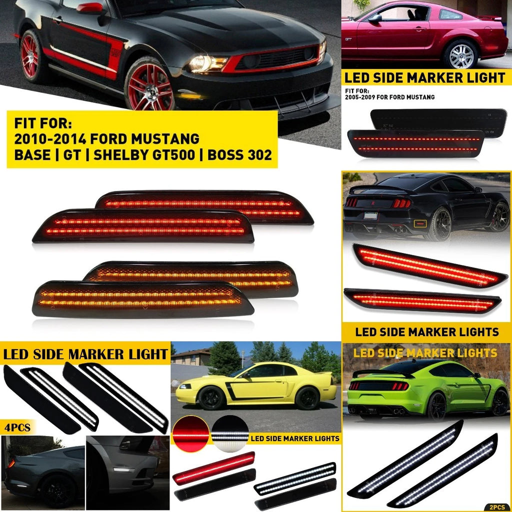 LED Rear Light Reflector for Ford Mustang (1999–2004) XR3Z-15A448-AA White