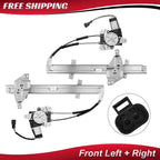 Pair Front Window Regulator w/ Motor for Buick Century Regal Oldsmobile (1997–2005)