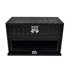 Aluminum Underbody Tool Box for Truck (36"x18"x20") - Black