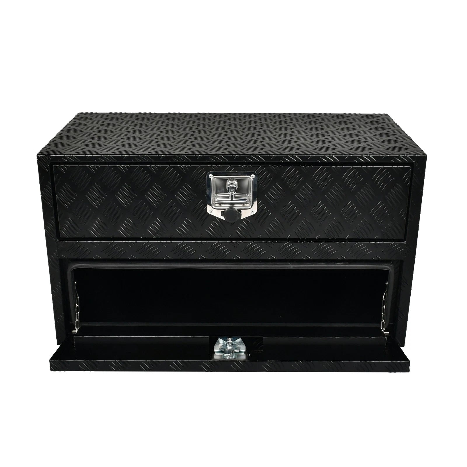 Aluminum Underbody Tool Box for Truck (36"x18"x20") - Black