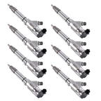 Set of 8 Fuel Injectors for Chevy GMC 6.6L V8 Duramax (2004–2005)