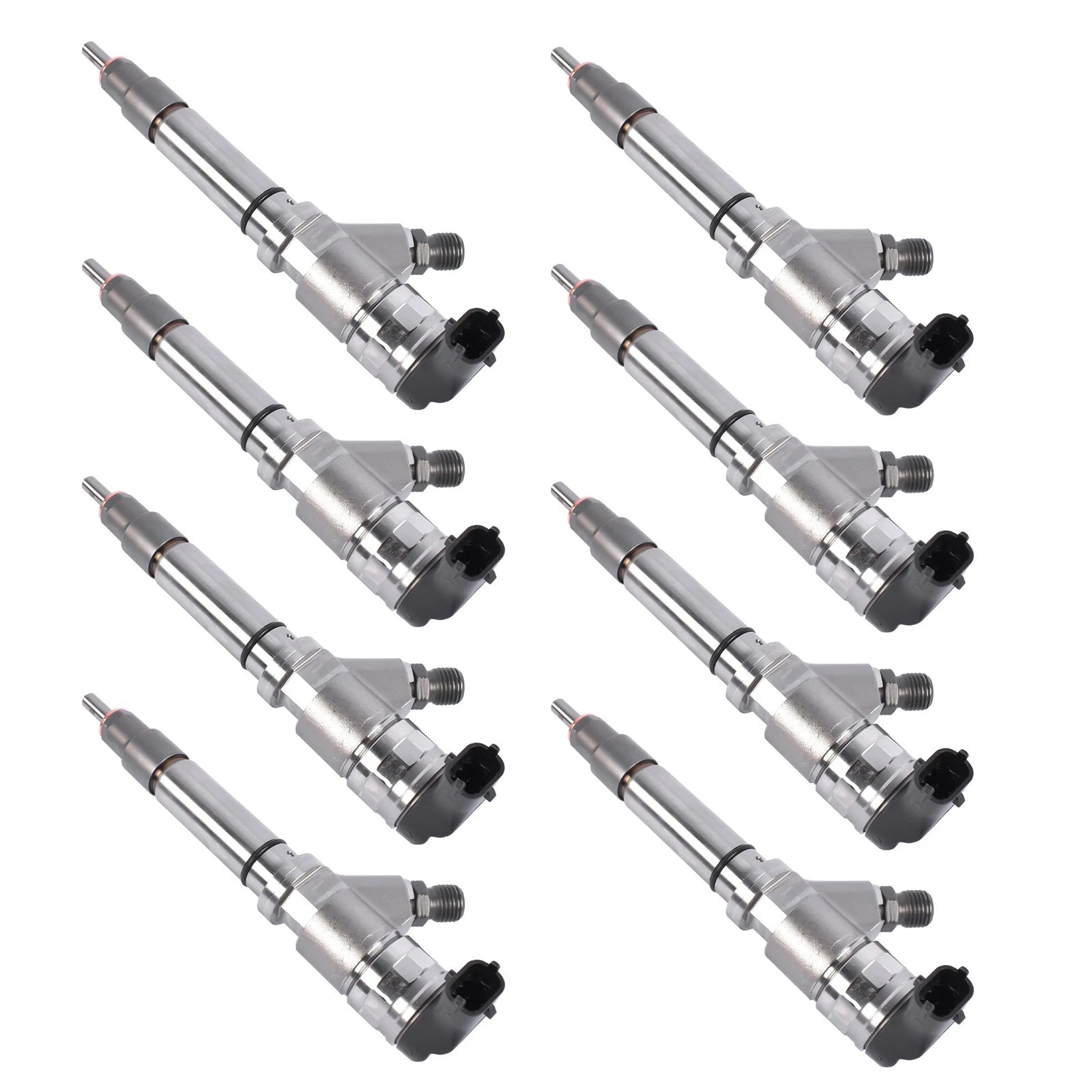 Set of 8 Fuel Injectors for Chevy GMC 6.6L V8 Duramax (2004–2005)