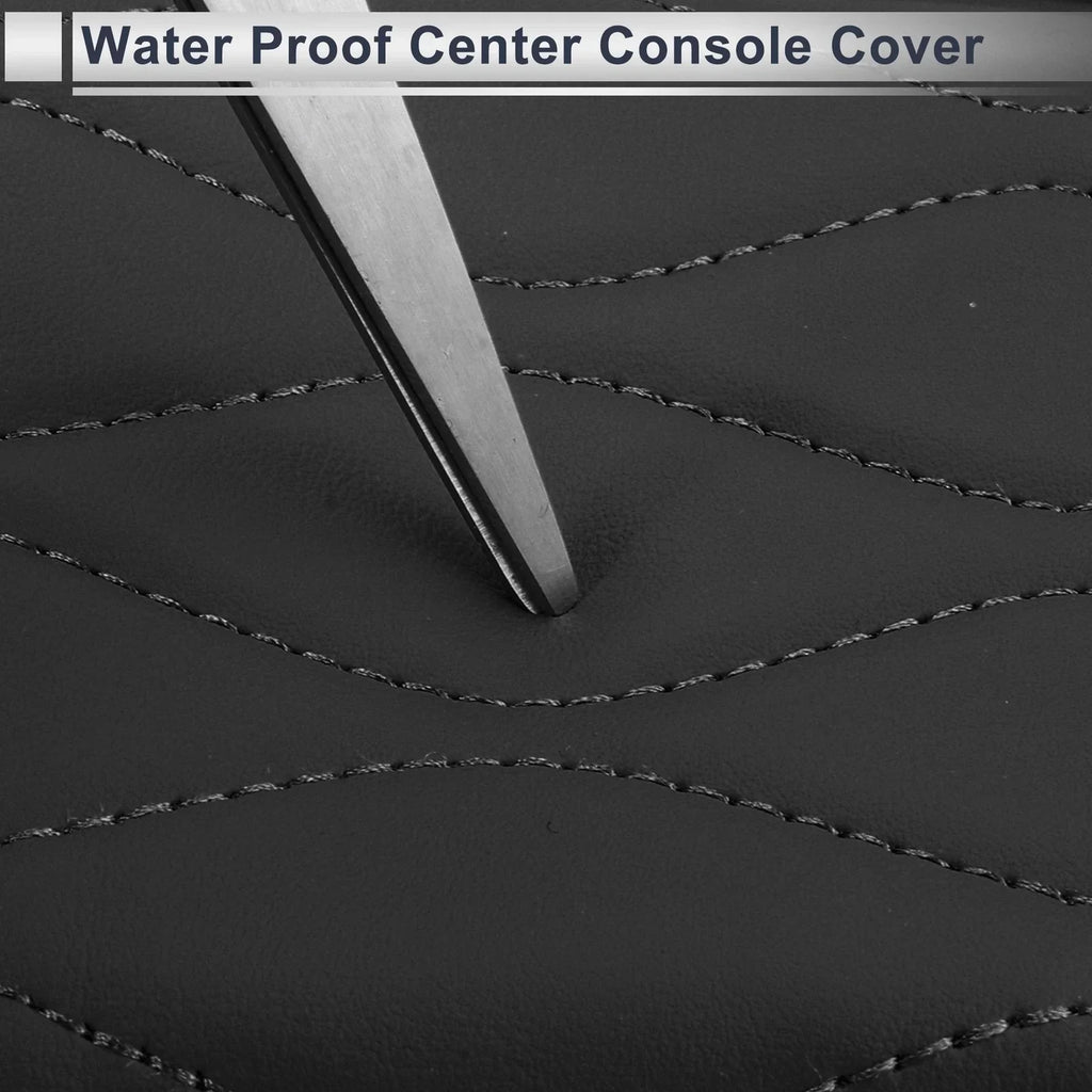 Center Console Cover with Storage Bag for BMW 5 Series (2011-2017) Black 1 Set