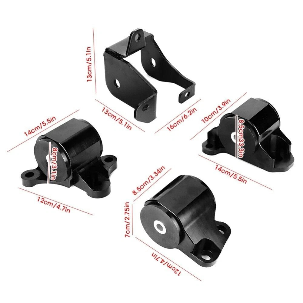 Engine Swap Motor Mount Kit for Honda Civic EK (1996–2000) B/D-Series B16 B18