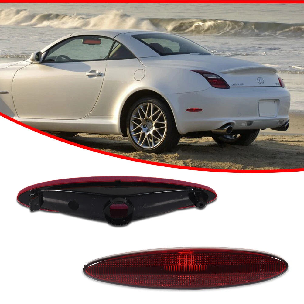 Red Lens Rear Side Marker Lights Housing Kit for Lexus SC430 (2002–2010)