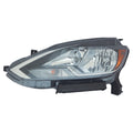 Replacement Driver Side Halogen Headlight Assembly For 2016-2019 Nissan Sentra