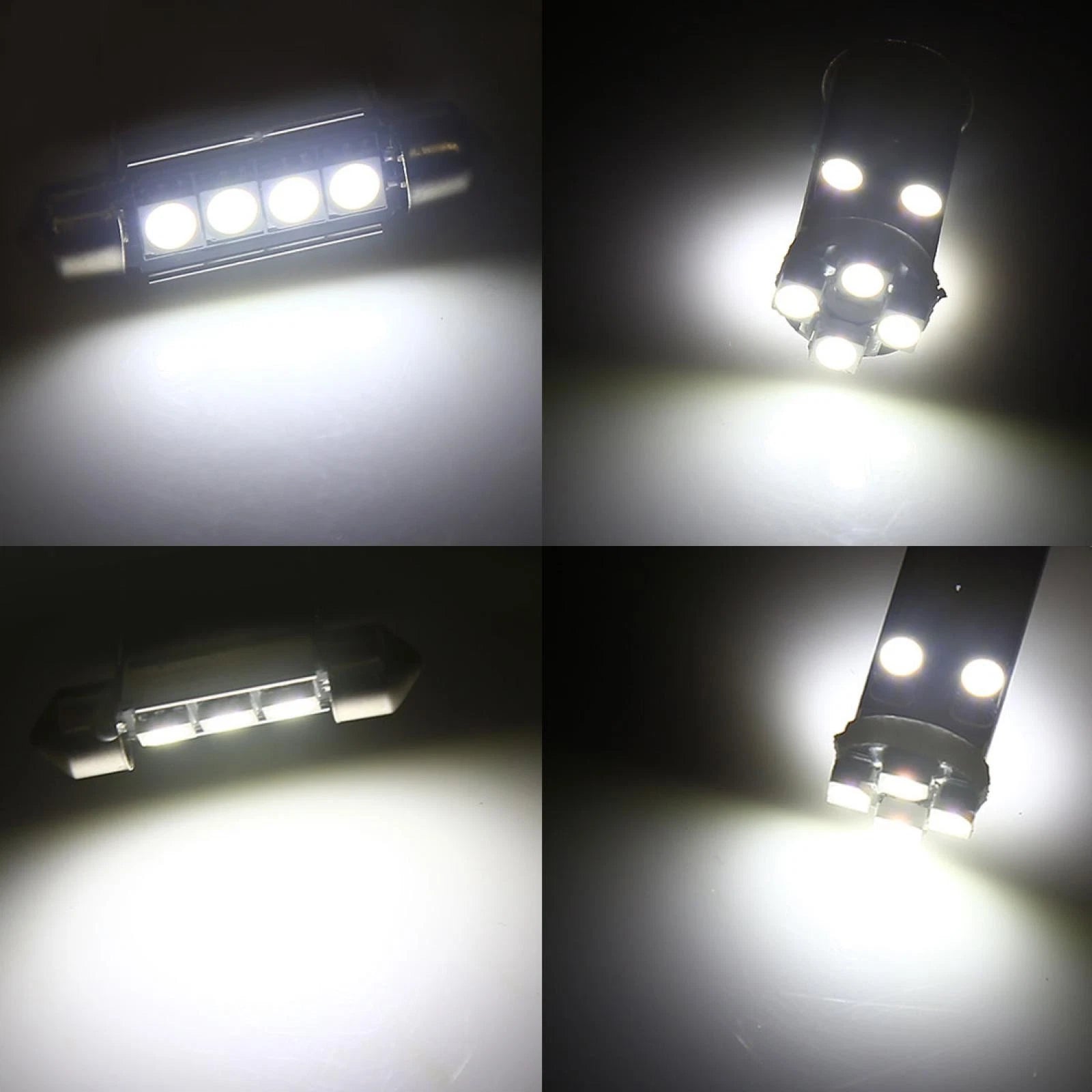 12pcs Canbus White LED Interior Lights for Audi A3 S3 (8P) (2006–2011)