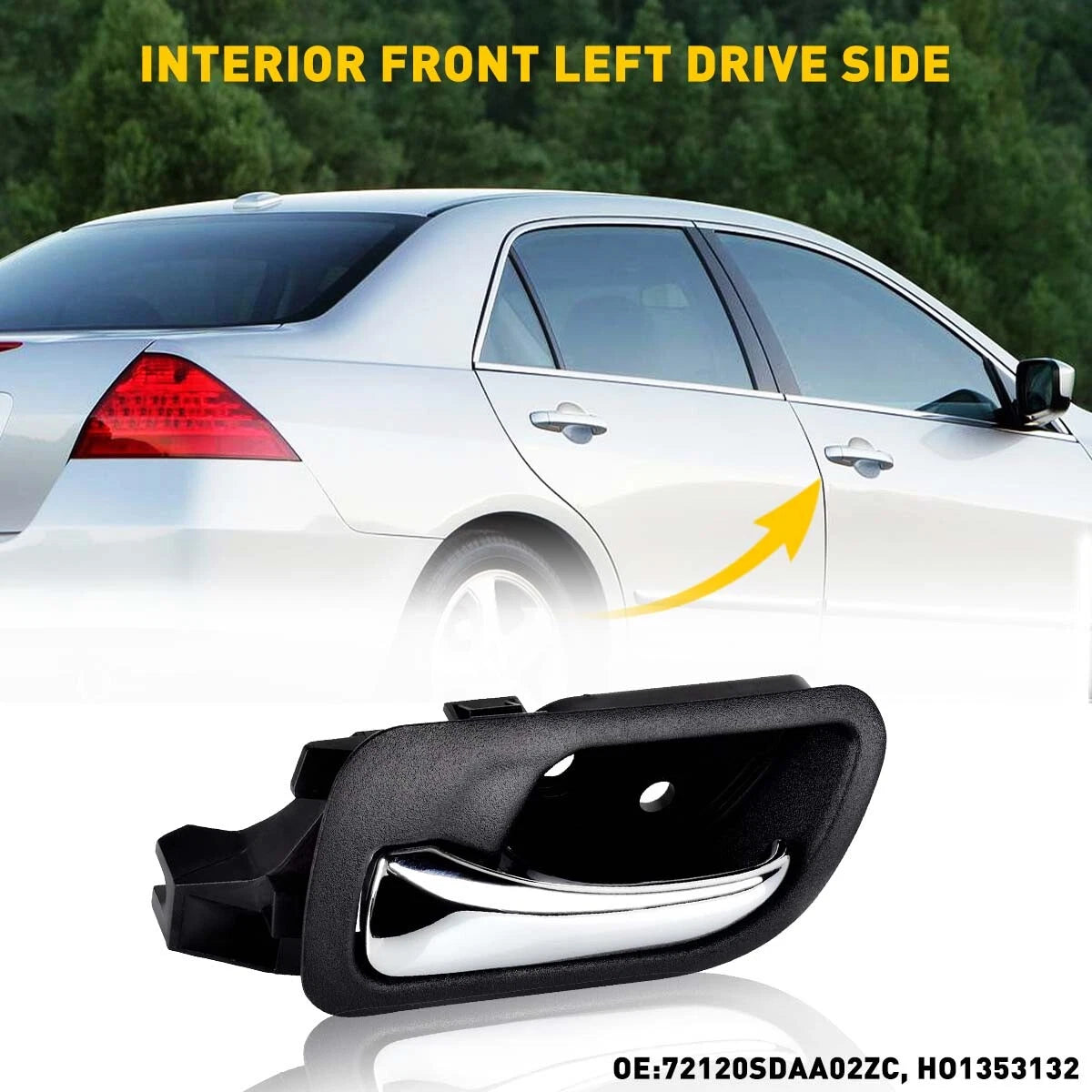 Interior Inner Door Handle for Honda Accord (2003-2007) Front Right