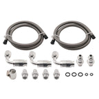 Power Steering Line Kit for Universal Vehicles (3FT, Stainless Steel)