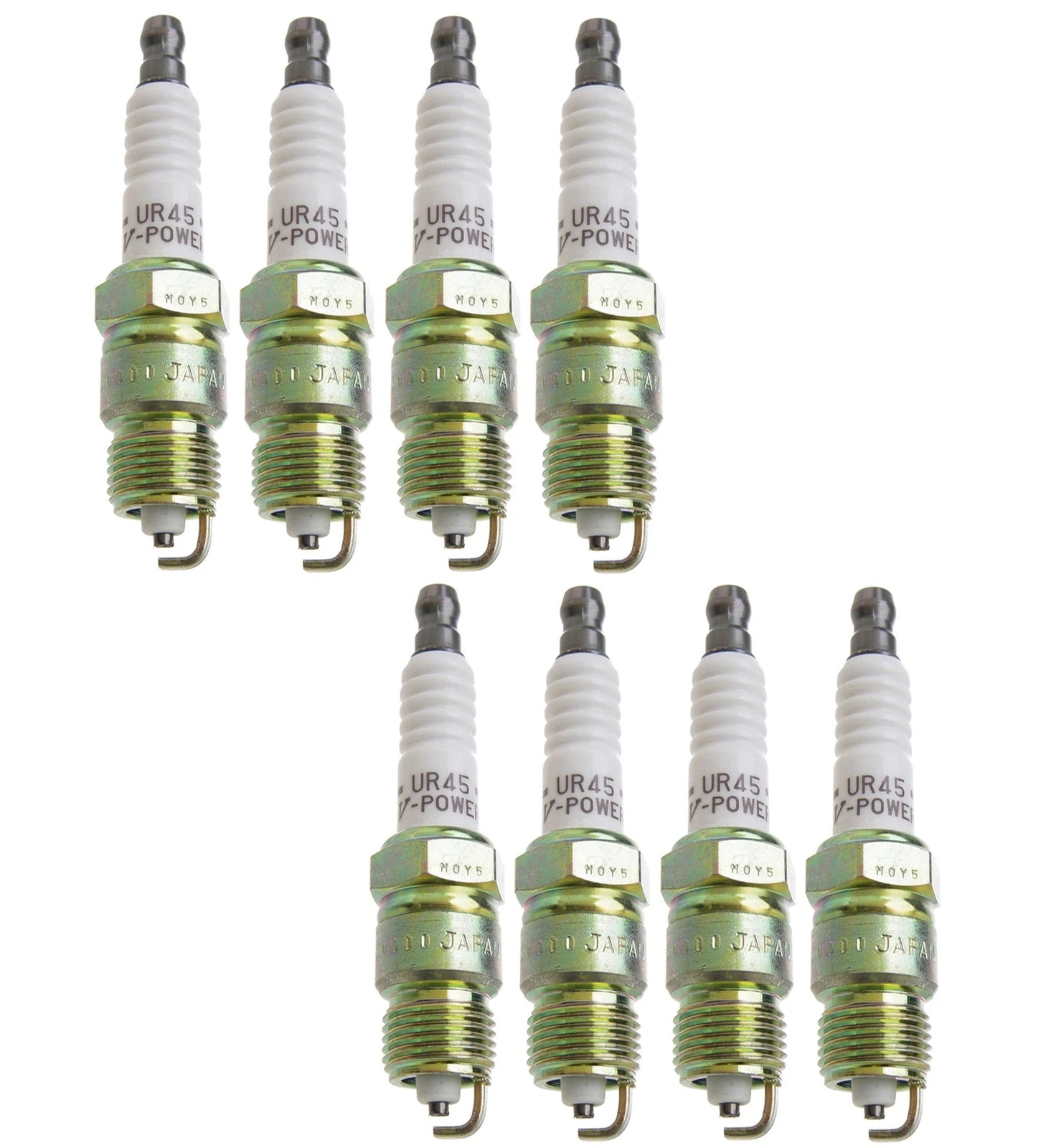 Set of 8 NGK V-Power Spark Plugs for Buick Ford Lincoln Mercury Pontiac V8