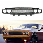 Front Bumper Grille for Dodge Challenger (2008–2014) Black with Chrome Trim