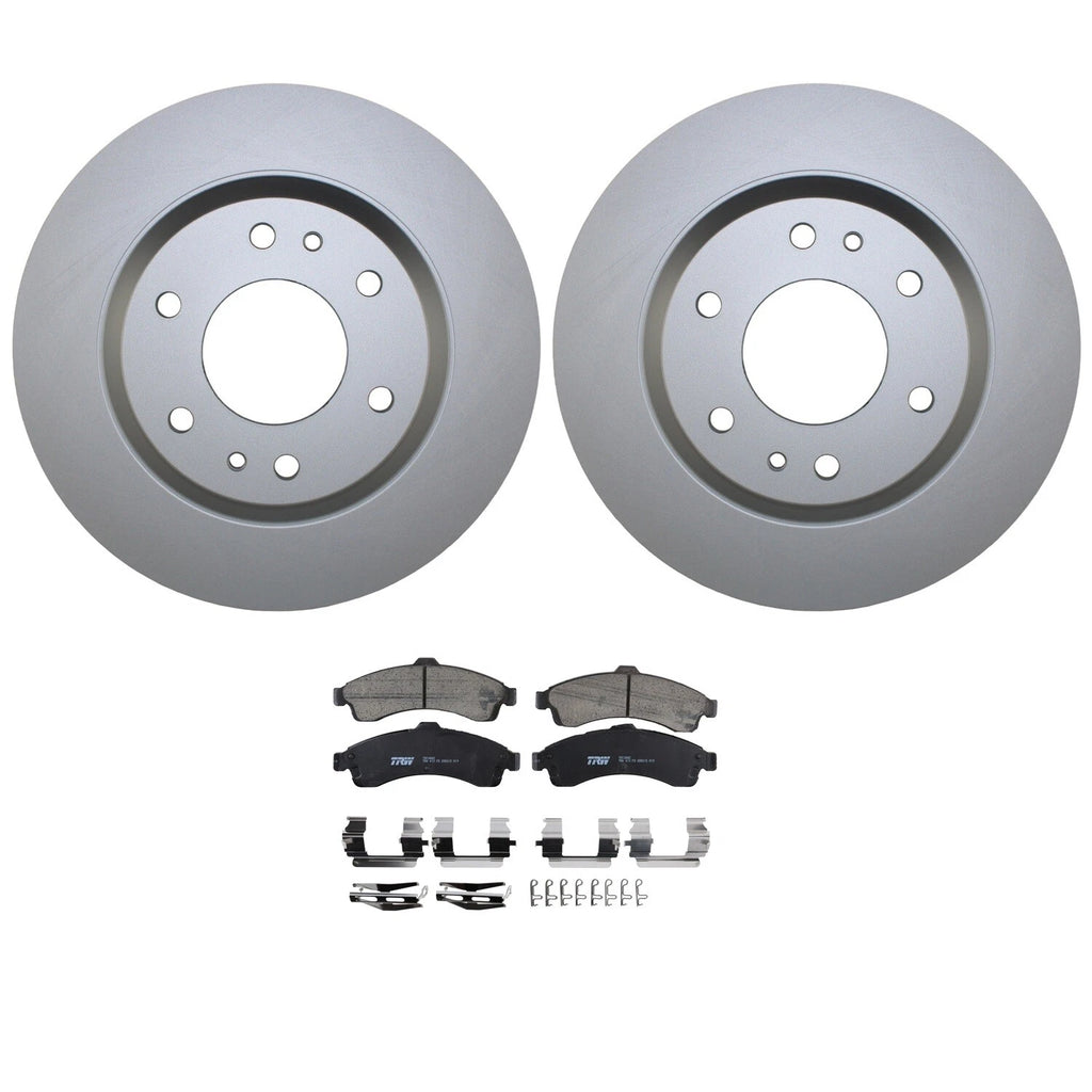Front Brake Kit 305mm Rotors & TRW Pro Ceramic Pads for Buick Chevy GMC (2000–2009)