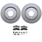 Front Brake Kit 305mm Rotors & TRW Pro Ceramic Pads for Buick Chevy GMC (2000–2009)