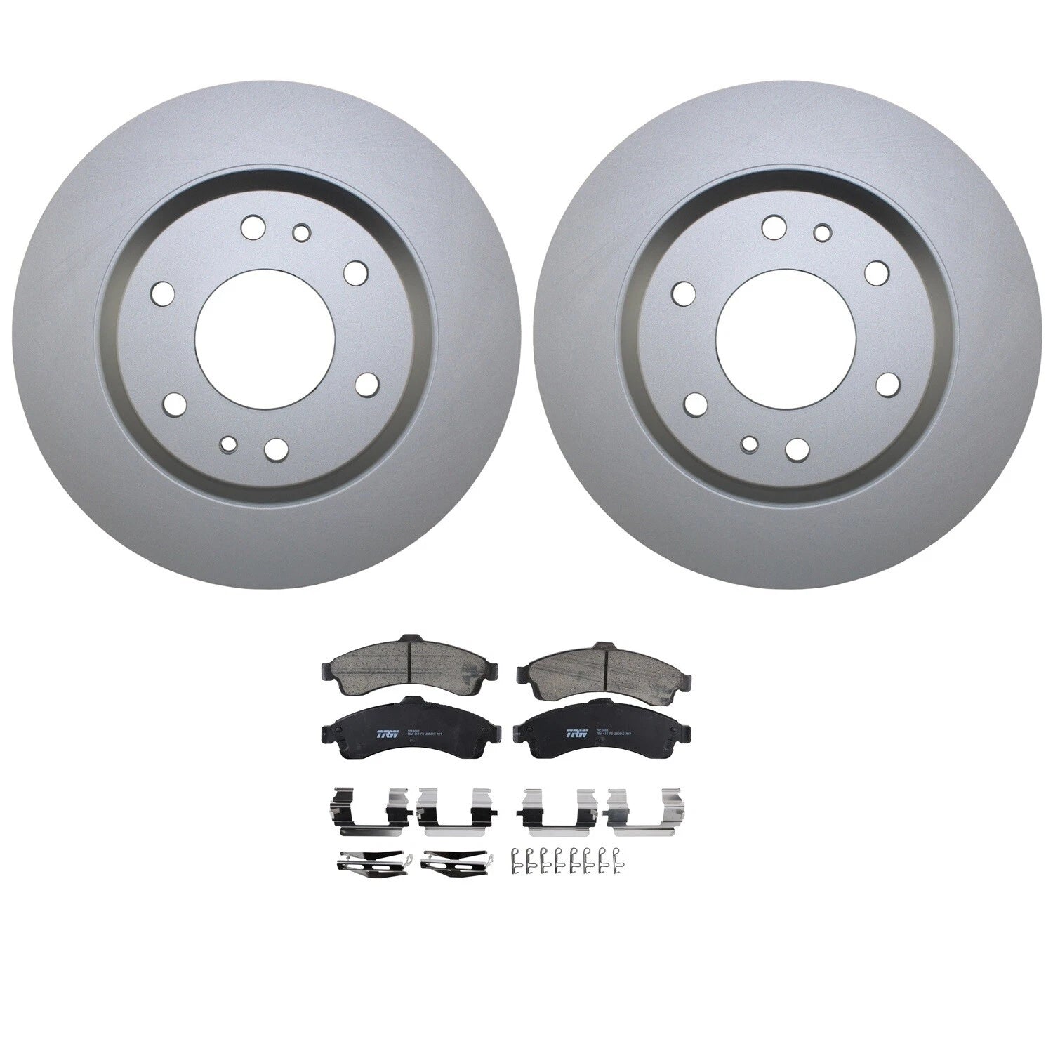 Front Brake Kit 305mm Rotors & TRW Pro Ceramic Pads for Buick Chevy GMC (2000–2009)