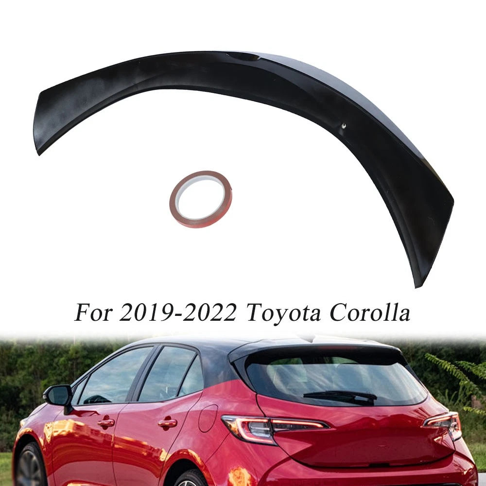 Rear Trunk Spoiler Wing for Toyota Corolla Hatchback (2019–2022) Bright Black