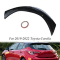 Rear Trunk Spoiler Wing for Toyota Corolla Hatchback (2019–2022) Bright Black