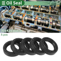 Set of 5 Oil Seal TG4 Lip Seal Ring NBR Rubber 30x42x10mm