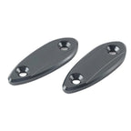 Motorcycle Mirror Block Off Base Plates for Kawasaki ZX6R (2009–2012) Titanium