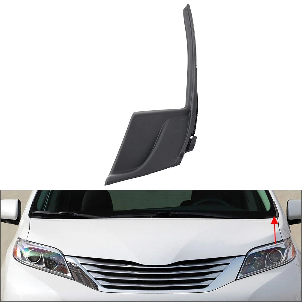 Front Windshield Wiper Cowl Extension Cover for Toyota Sienna (2011–2020)
