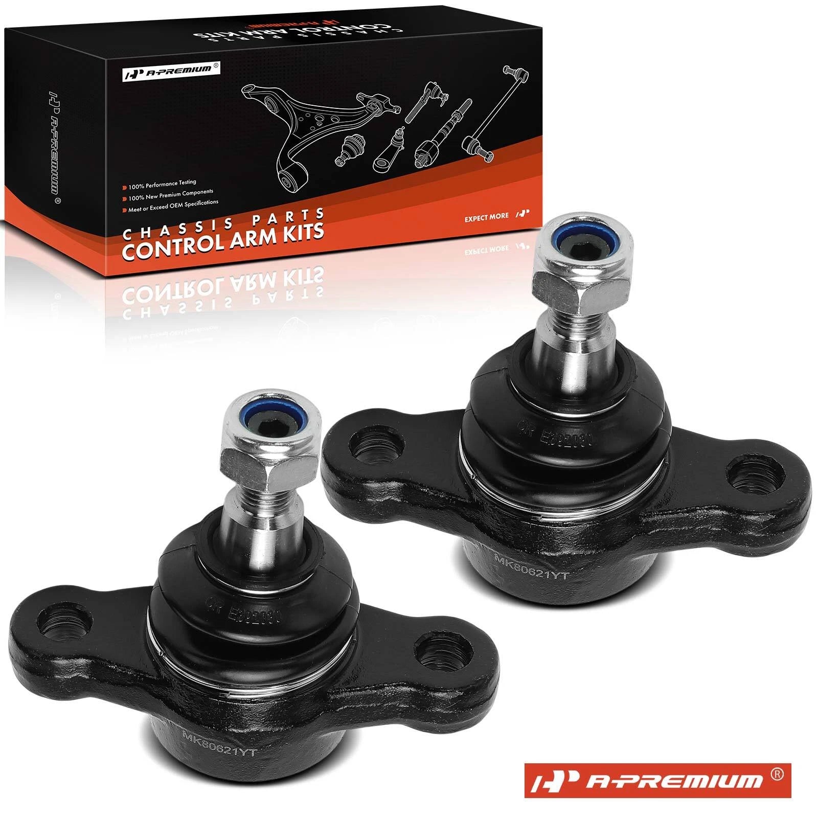 2X Front Lower Ball Joints for Hyundai Sonata (1998–2005) Kia Optima (2001–2006)
