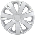 Set of 4 15 Inch Silver Wheel Hub Caps Wheel Cover Trim Kit