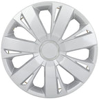 Set of 4 15 Inch Silver Wheel Hub Caps Wheel Cover Trim Kit