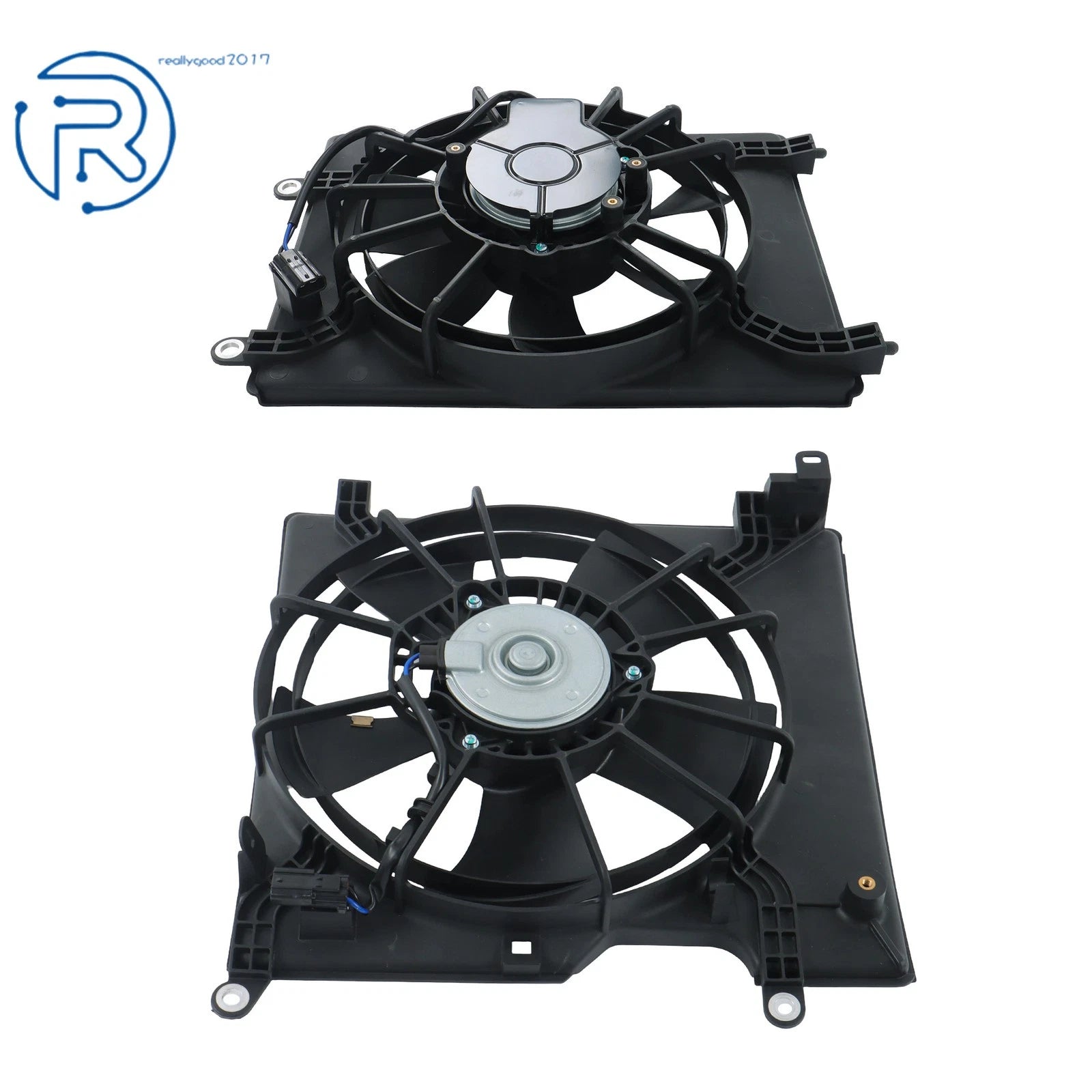 2X A/C Condenser Fan Assembly for Acura ILX (2016–2021)