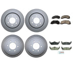 Front Rear Brake Kit Rotors & Bosch Ceramic Pads for F-150 (2015–2023)