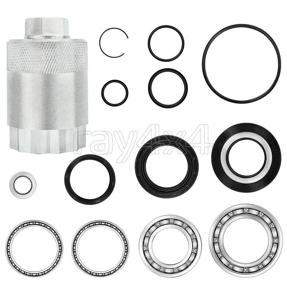 Rear Differential Bearings Seals & Wrench Tool Kit for Honda Rancher 420 (2007–2013)