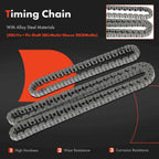 12X Timing Chain Kit for Nissan Sentra (2007–2012) L4 2.5L Sedan