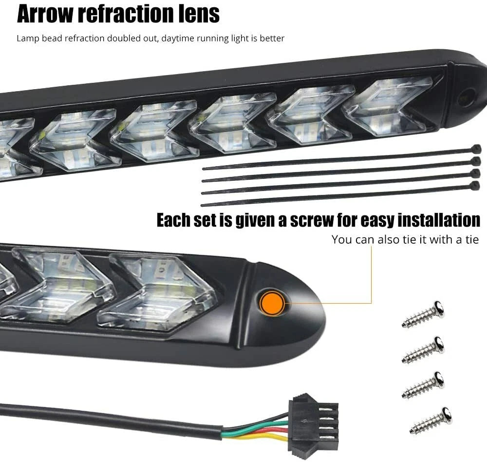Sequential Strip Switchback Turn Signal Fog Light for Nissan/Infiniti (2015-2023)