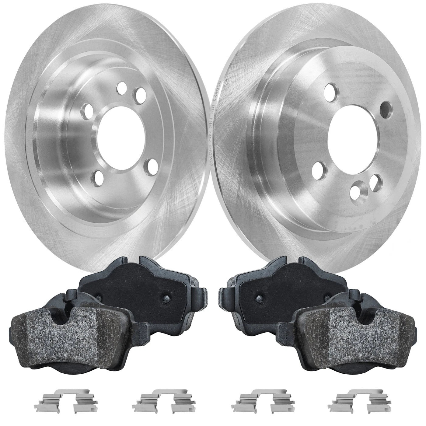 Rear Brake Disc Rotors and Pads Kit for Mini Cooper (2007–2015)