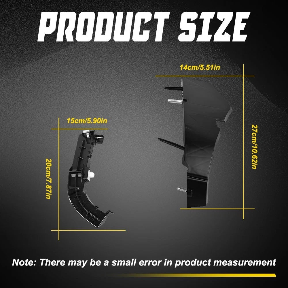 Set of 2 Bumper Fascia Support Brackets for Dodge Challenger (2015–2022)