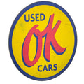 40" Round Metal Sign for Chevrolet (Used Cars)
