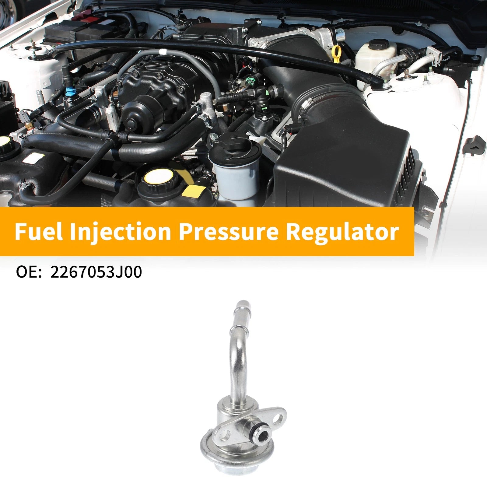 Fuel Pressure Regulator for Nissan Patrol (1988–1997) No. 22670-53J00 Metal