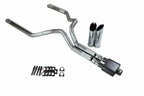 3" Dual Exhaust Kit for Dodge Ram 1500 (2019–2025) 1 Chamber Muffler Slash Tips