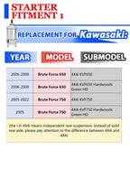 Starter for Kawasaki Teryx4 800 KRT800 (2014–2023) with Relay