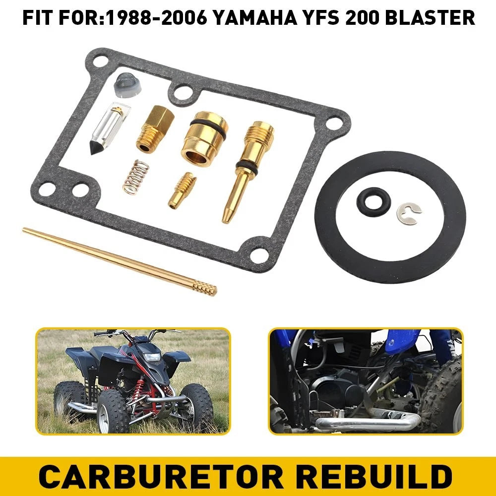 Carburetor Rebuild Kit for Yamaha YFS 200 Blaster (1988–2006)