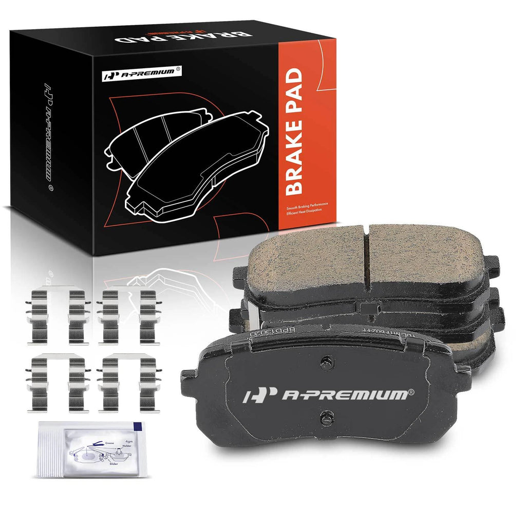 Set of 4 Rear Ceramic Brake Pads for Kia Sedona (2015–2021) Hyundai Veracruz (2007–2012)