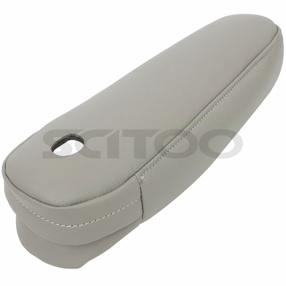 Set of 2 Gray Door Panels Seat Armrest Cover Leather for Toyota Sienna (2011–2017)