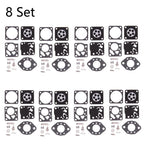 Set of 8 Carburetor Kits for Stihl 020 024 028 (RK-13HU RK-14HU)